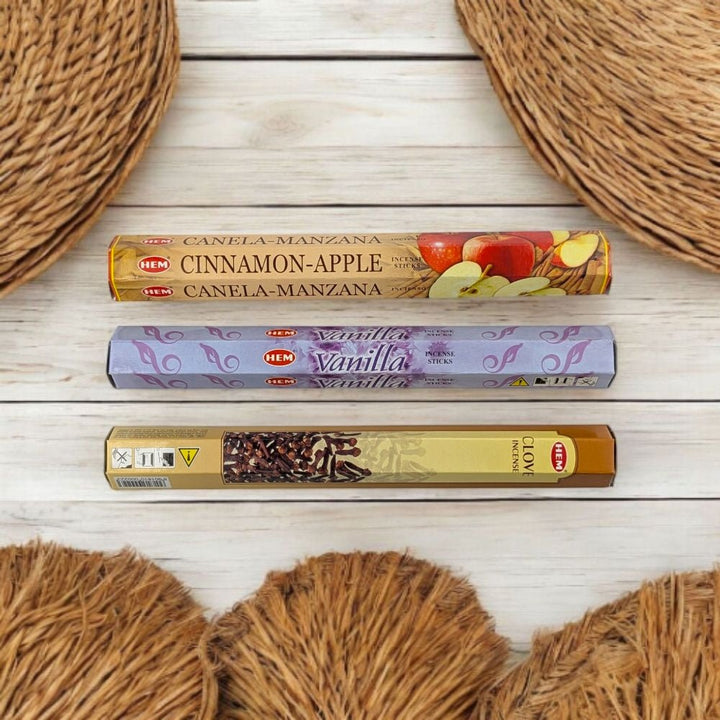 Apple Pie Incense Set – 3-Pack for Cozy &amp; Nostalgic Atmosphere