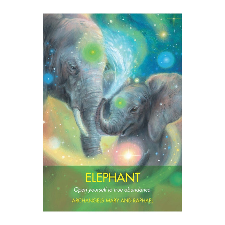 Elephant card from the Archangel Animal Oracle Cards