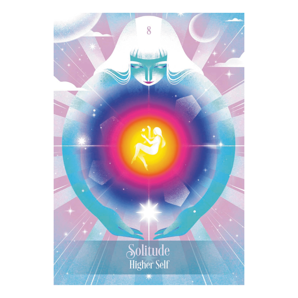 Oracle card deck for spiritual guidance