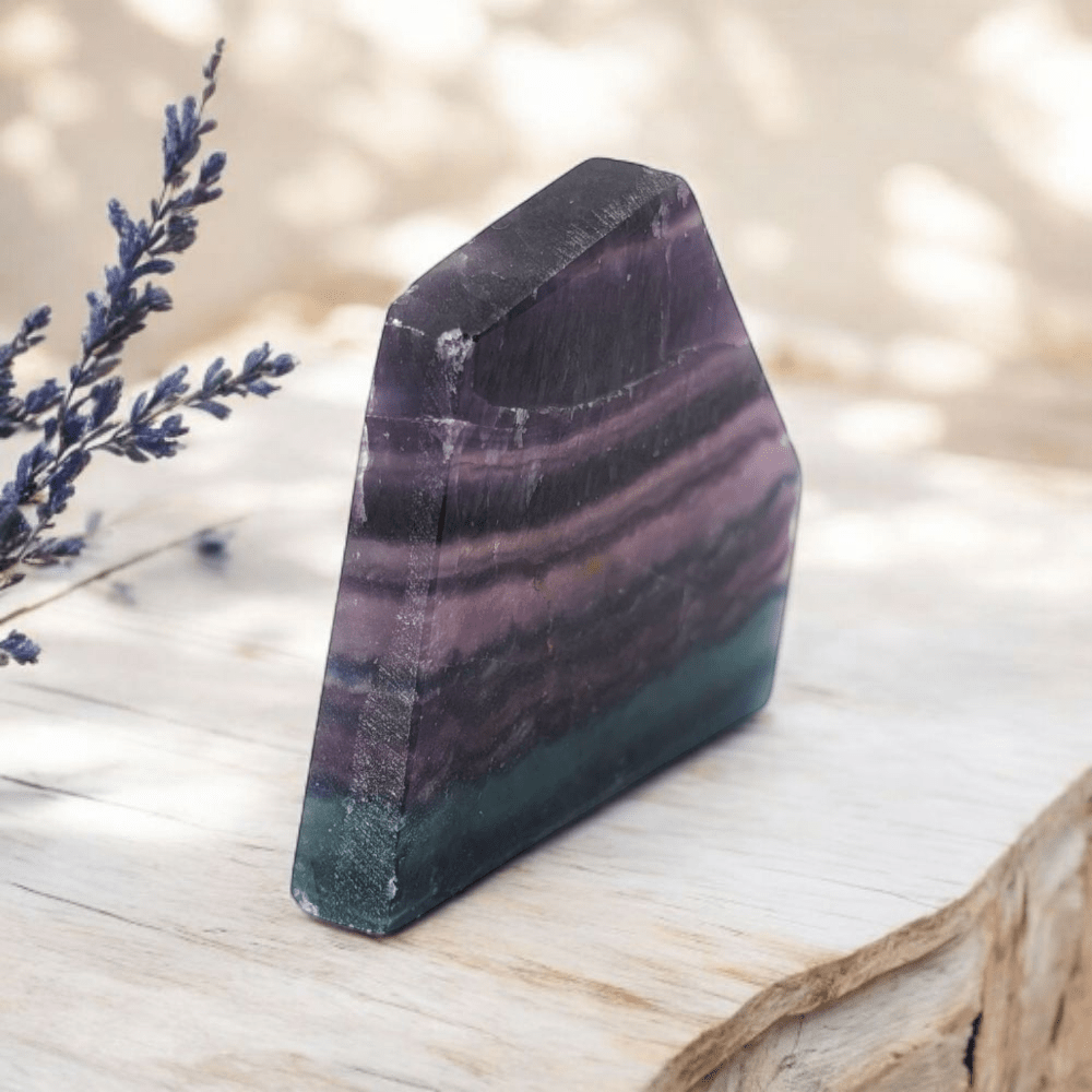 Polished Fluorite for Third Eye Chakra Activation