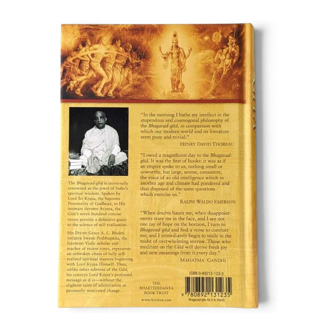 Bhagavad Gita As It Is back cover