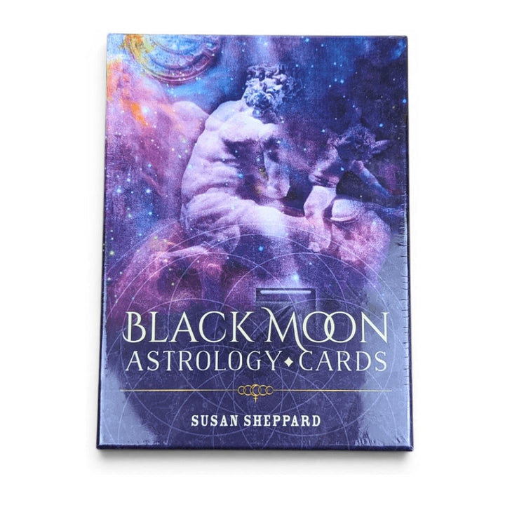 Black Moon Astrology Cards box front by Susan Sheppard