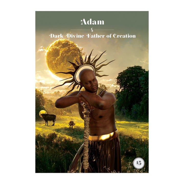 Adam card from the Black Moon Lilith Cosmic Alchemy Oracle