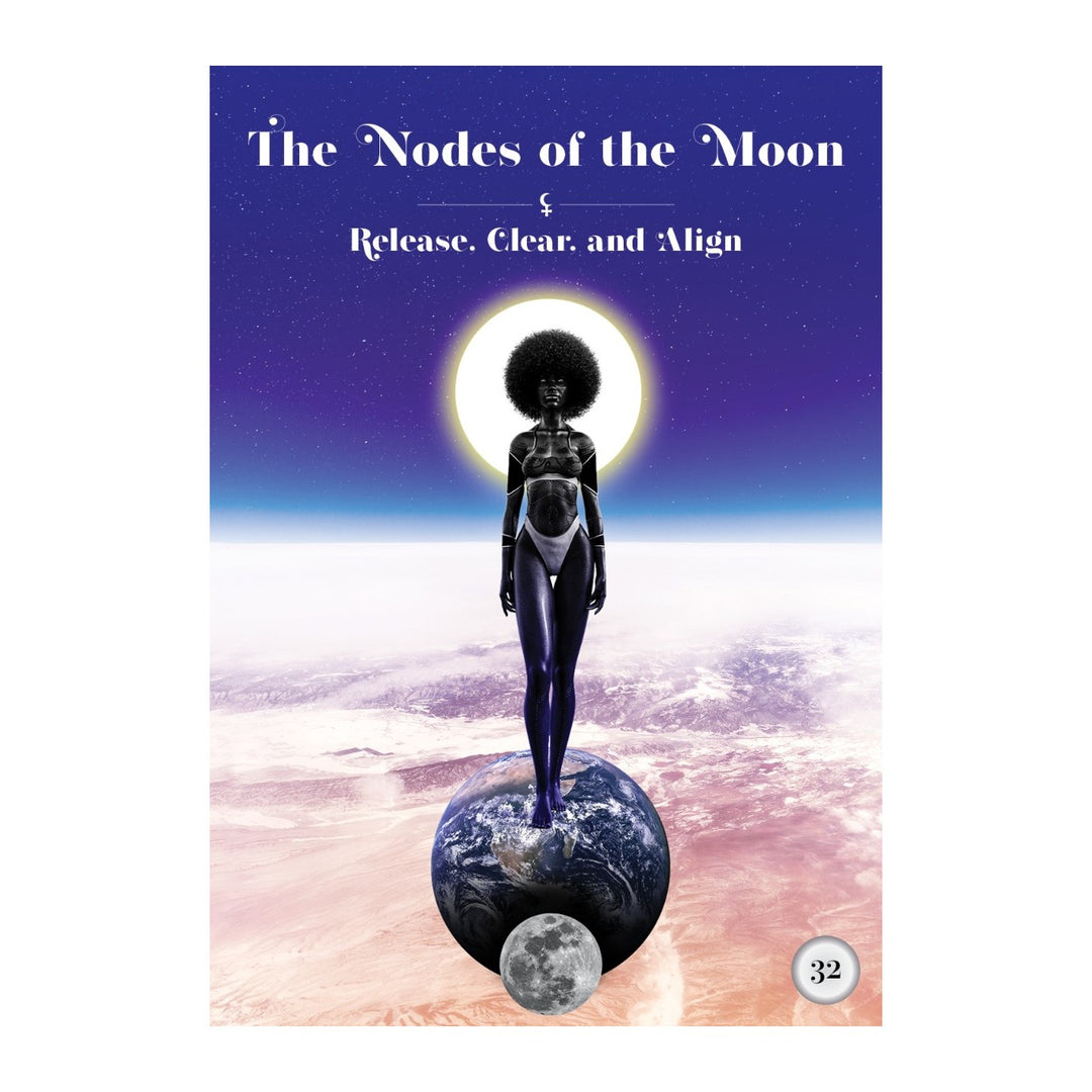 The Nodes of the Moon card from the Black Moon Lilith Cosmic Alchemy Oracle
