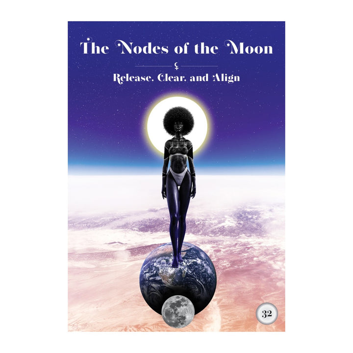 The Nodes of the Moon card from the Black Moon Lilith Cosmic Alchemy Oracle