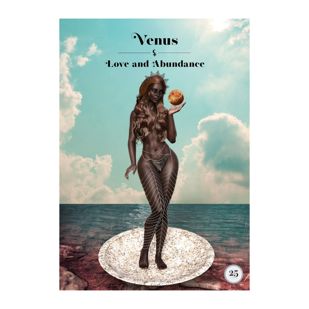 Venus card from the Black Moon Lilith Cosmic Alchemy Oracle