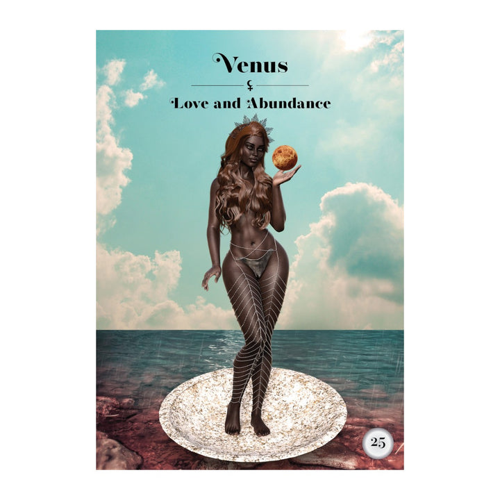 Venus card from the Black Moon Lilith Cosmic Alchemy Oracle
