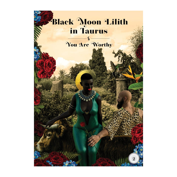 Black Moon Lilith in Taurus card from the Black Moon Lilith Cosmic Alchemy Oracle