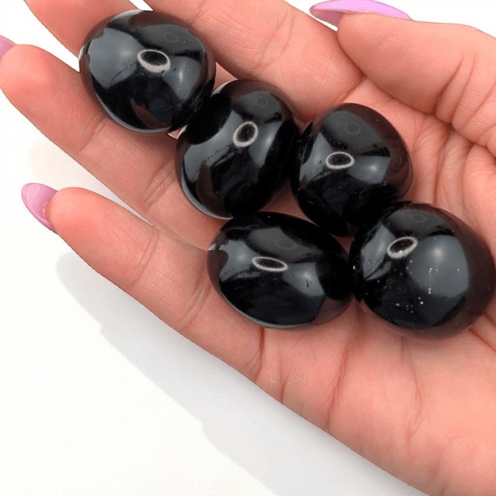 Black Obsidian Tumbles