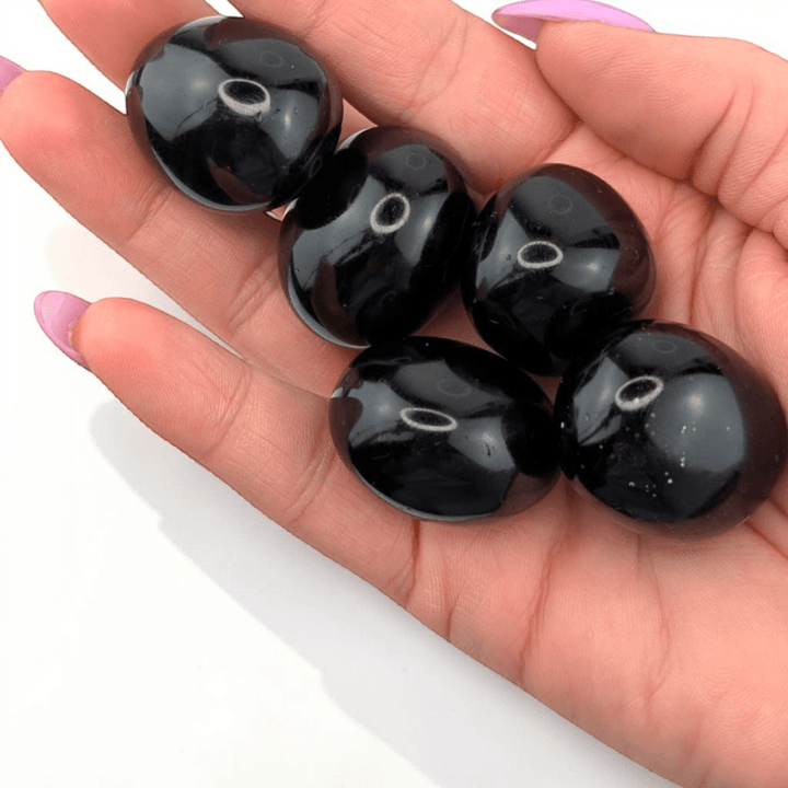Black Obsidian Tumbles