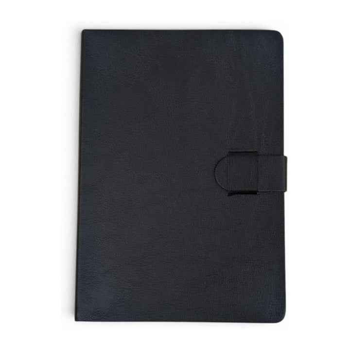Black Vegan Leather Journal
