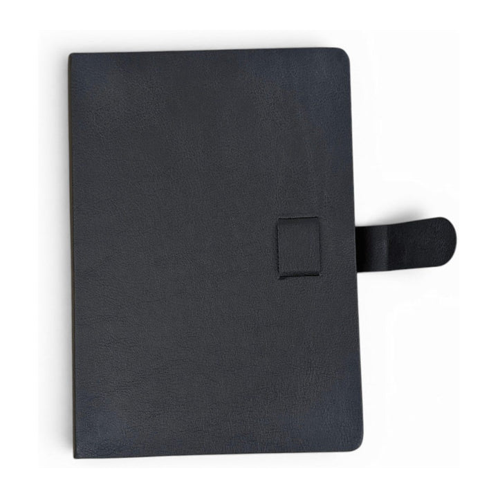 Black Vegan Leather Journal