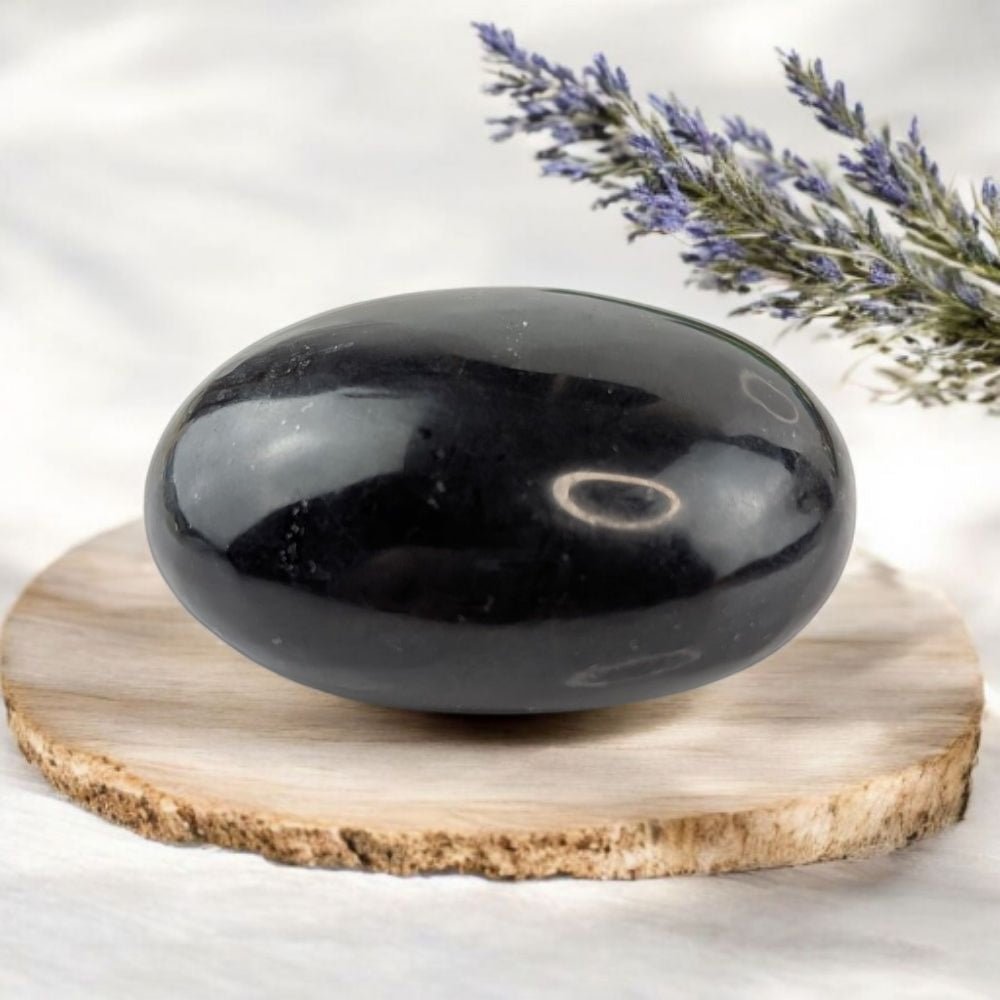 Natural Black Obsidian Crystal for Grounding