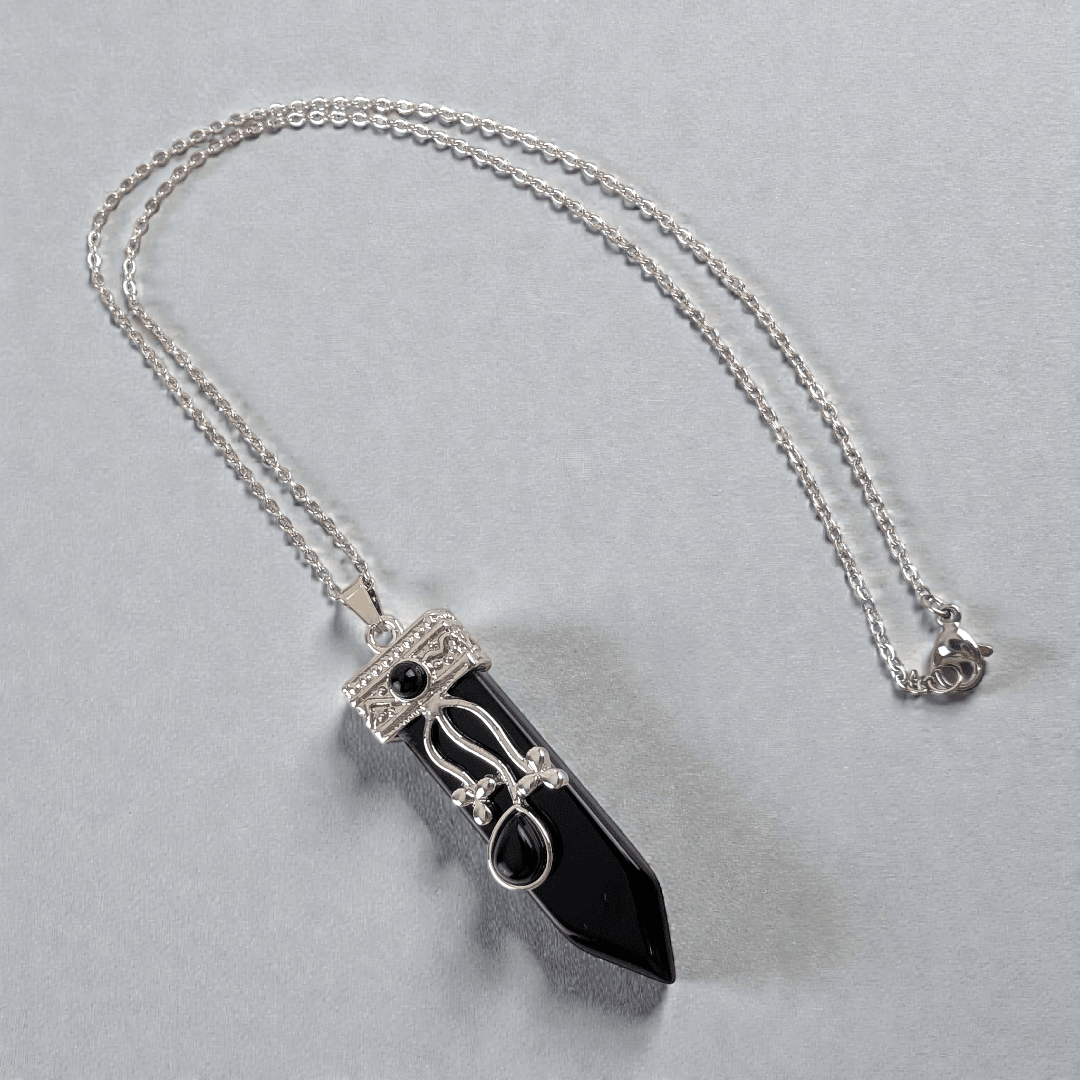 root chakra black obsidian jewelry available at zen collection metaphysical store in Barrie. Shop in-store or online now