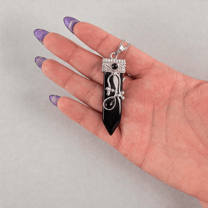 root chakra black obsidian jewelry available at zen collection metaphysical store in Barrie. Shop in-store or online now