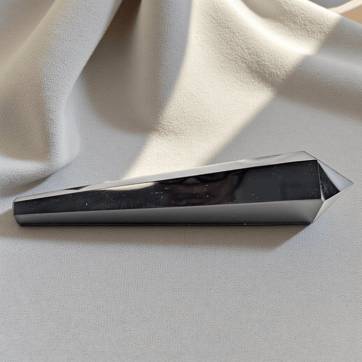 Canadian crystal shop black obsidian wand root chakra protection 