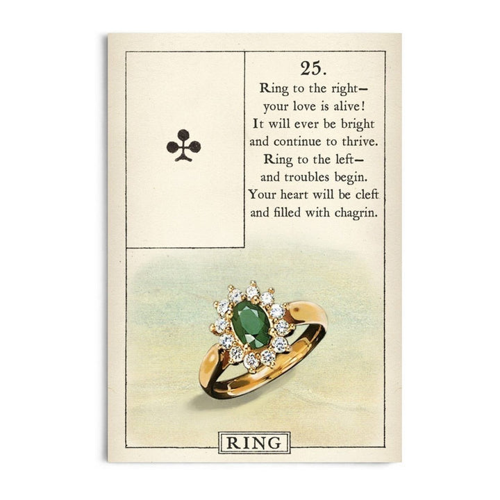 Ring card (25) from the Blue Bird Lenormand
