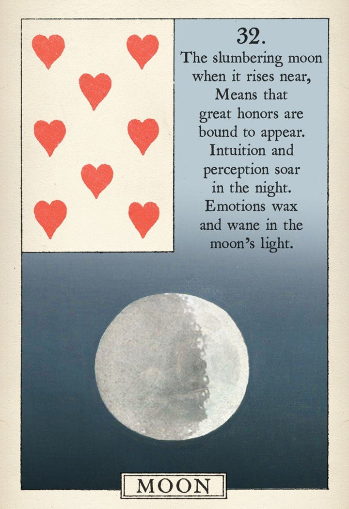 blue bird lenormand cards available at Zen collection metaphysical store Canada