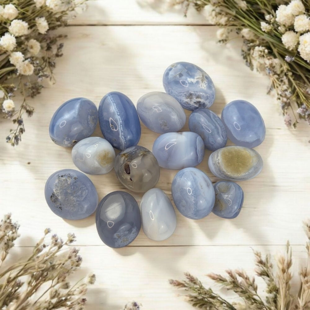 throat chakra tumble for gentle communication