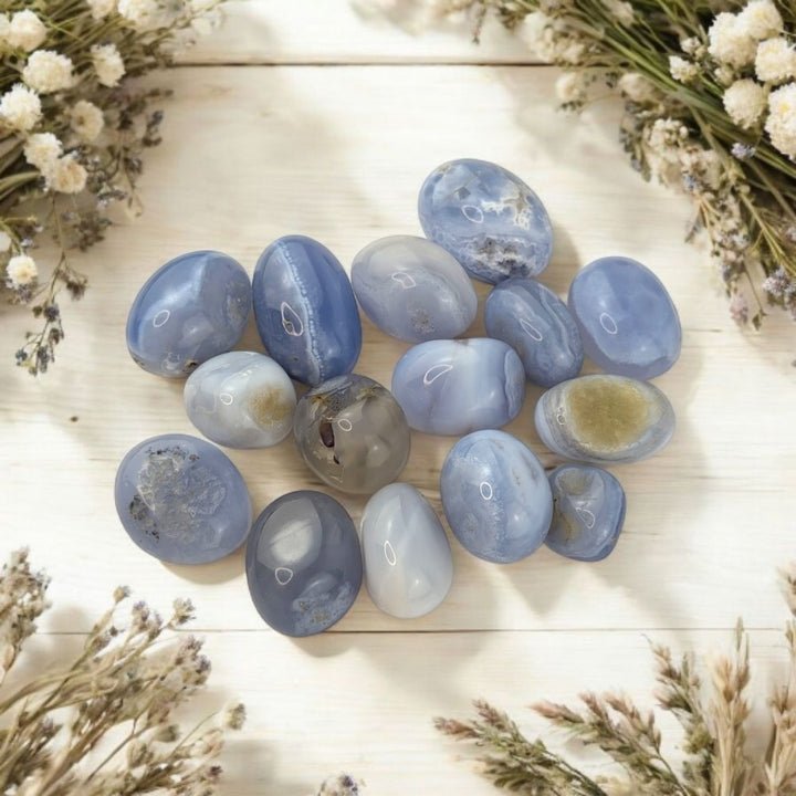 throat chakra tumble for gentle communication