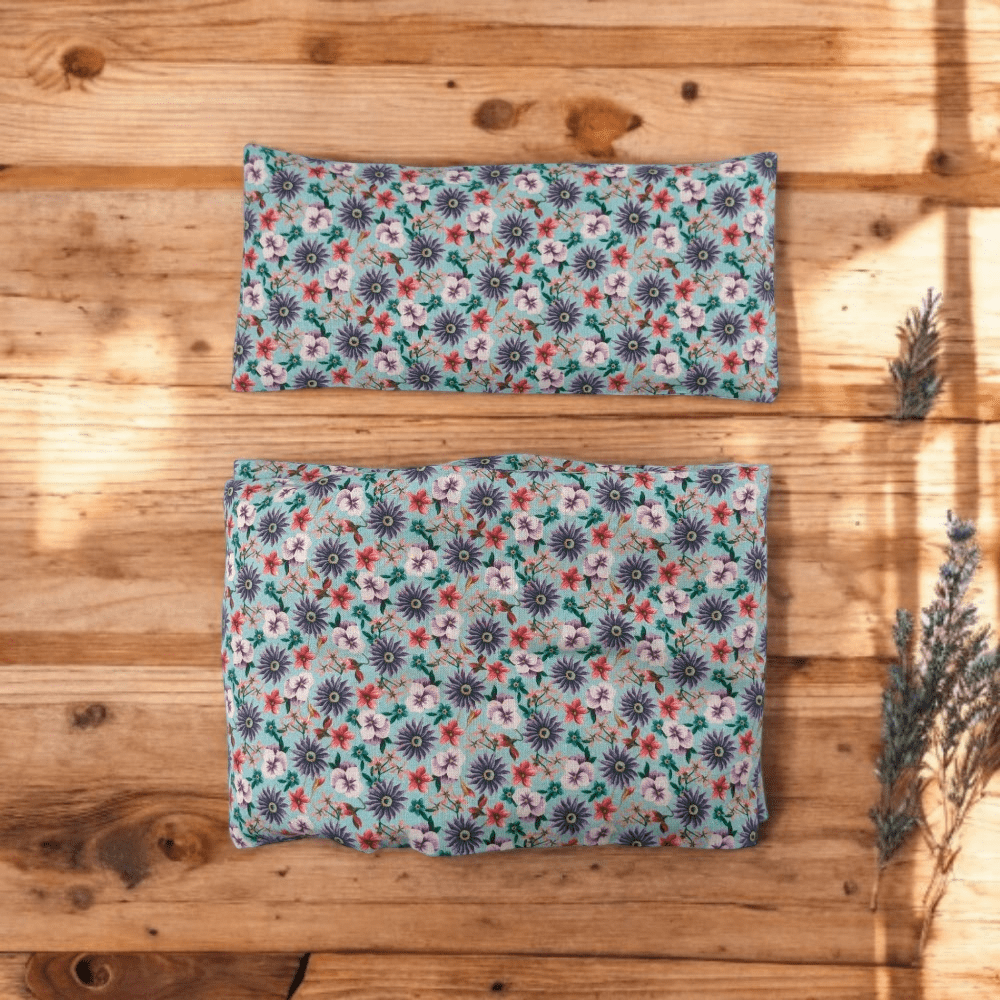 Zen Collection blue floral aromatherapy set