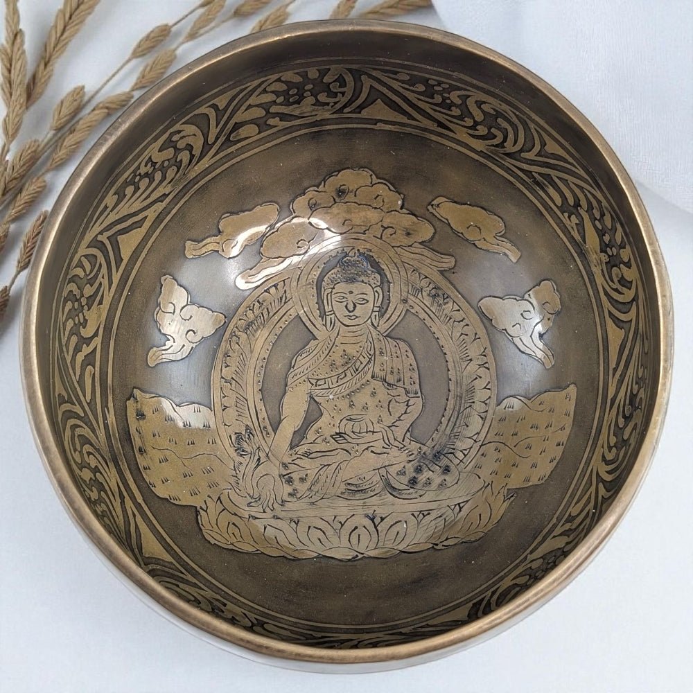 tibetan style singing bowl available at zen collection metaphysical store in barrie