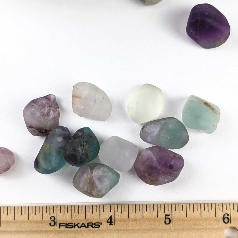 hand-selected matte fluorite crystal