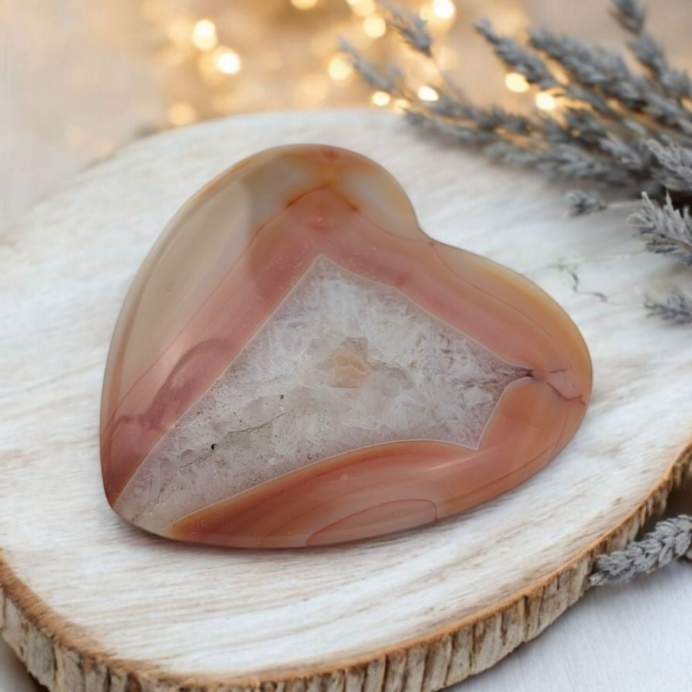 Pale Orange Carnelian Healing Crystal