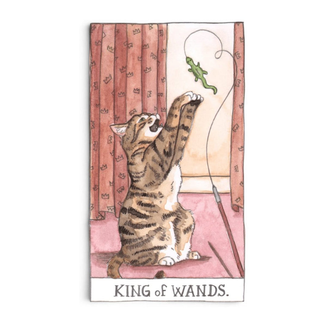 King of Wands card from the Cat Tarot