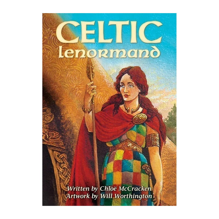 Celtic Lenormand box front by Chloe McCracken, artwork by Will Worthington