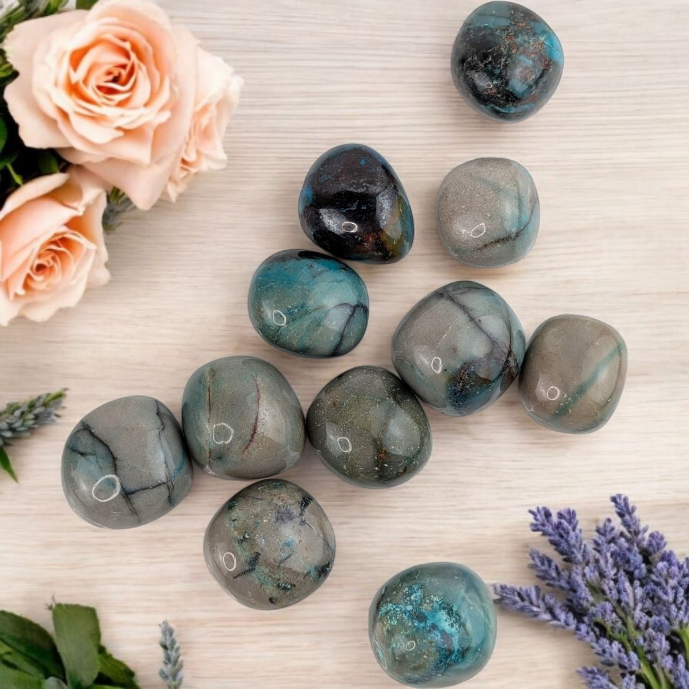 heart and throat chakra crystal tumble