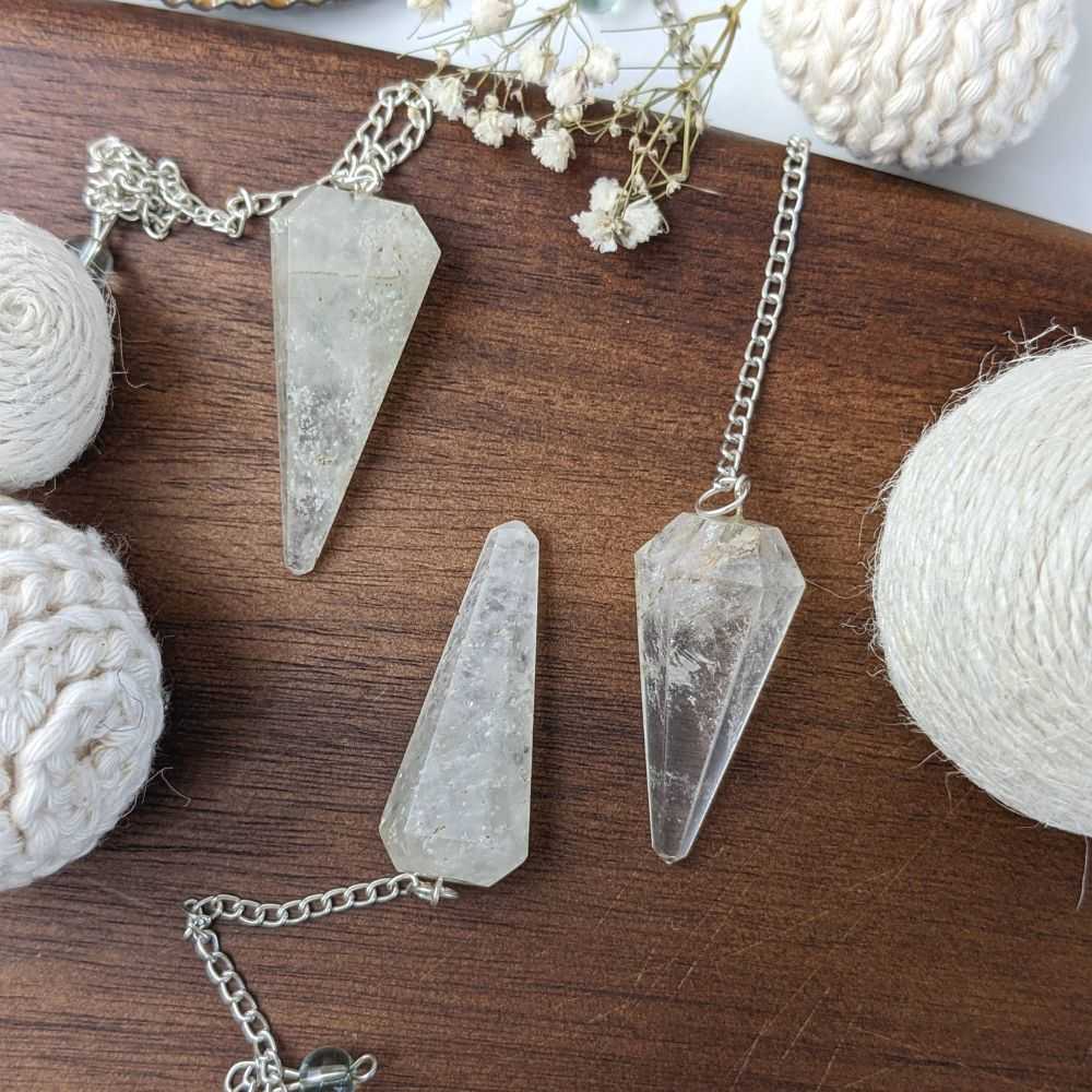 Clear Quartz Pendulum - Zen Collection