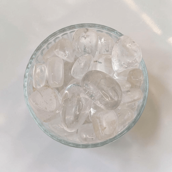 Quartz clair en chute 