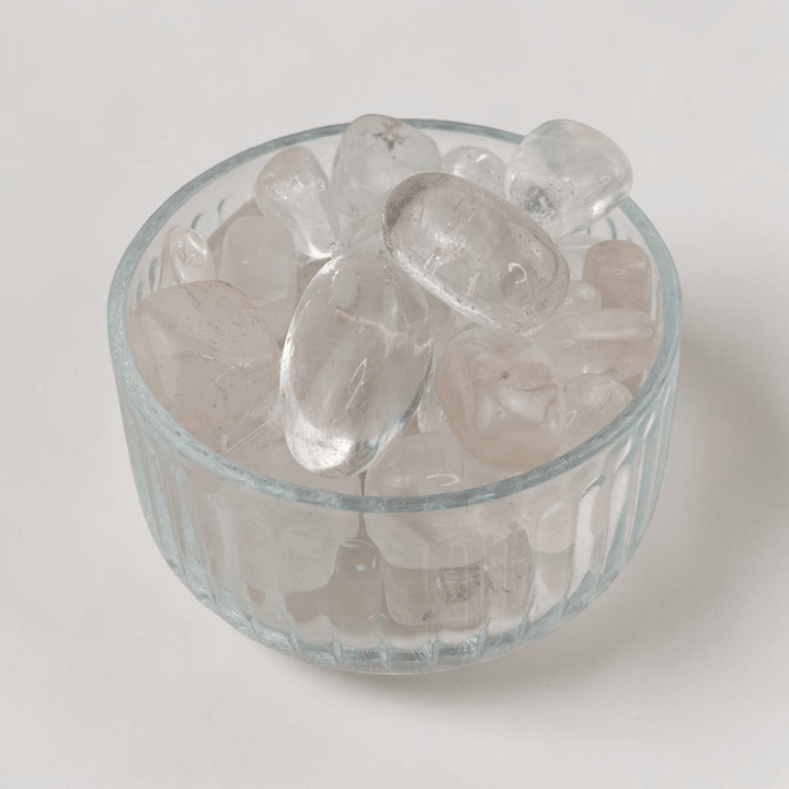 Quartz clair en chute 