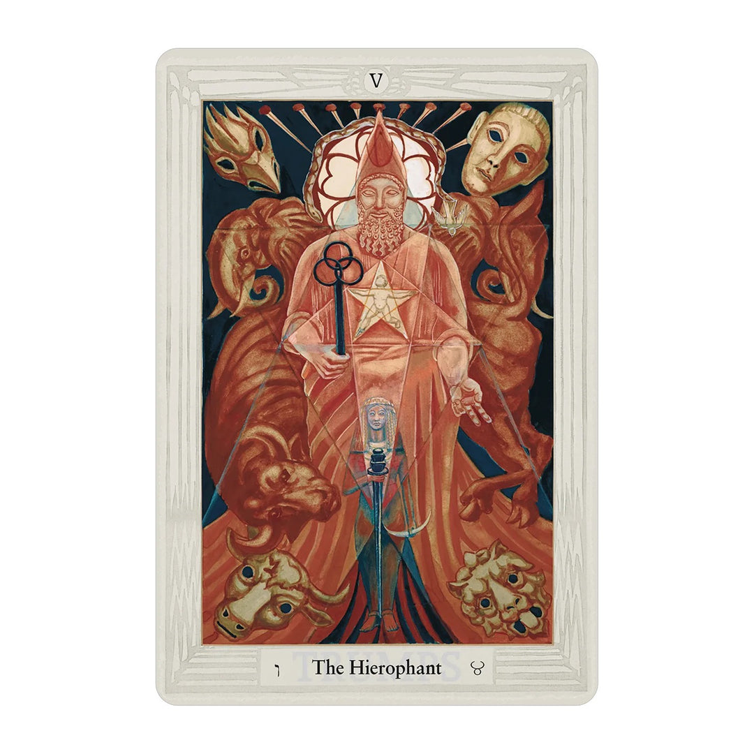 The Hierophant card from the Crowley Thoth Tarot Premier Edition