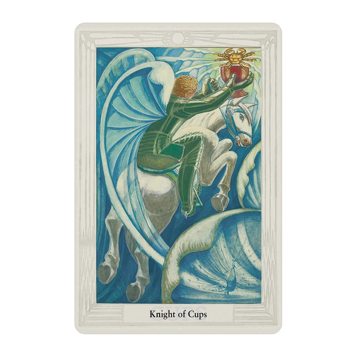 Knight of Cups card from the Crowley Thoth Tarot Premier Edition
