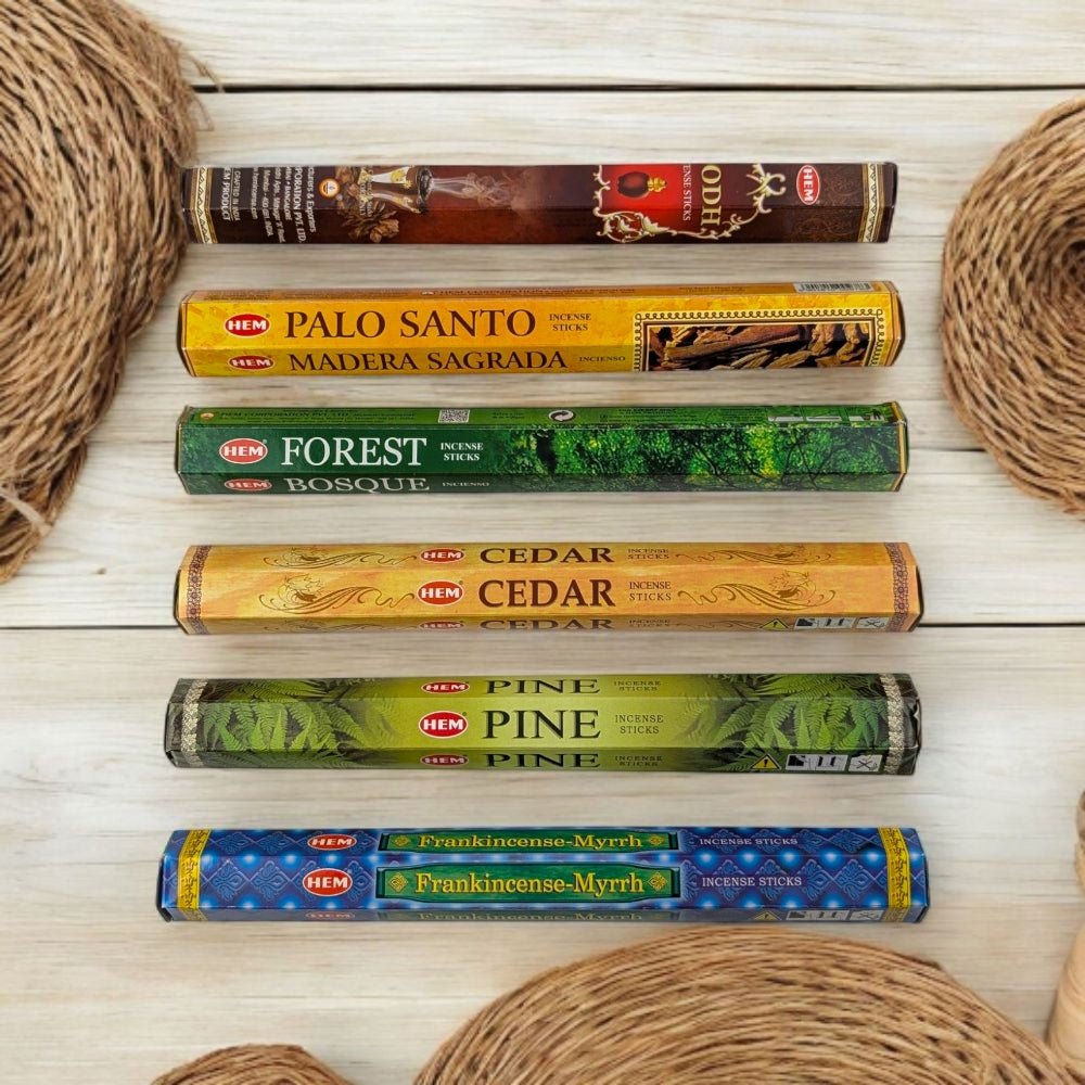 Deep Grounding Incense Set – 7-Pack for Stability & Spiritual Connection