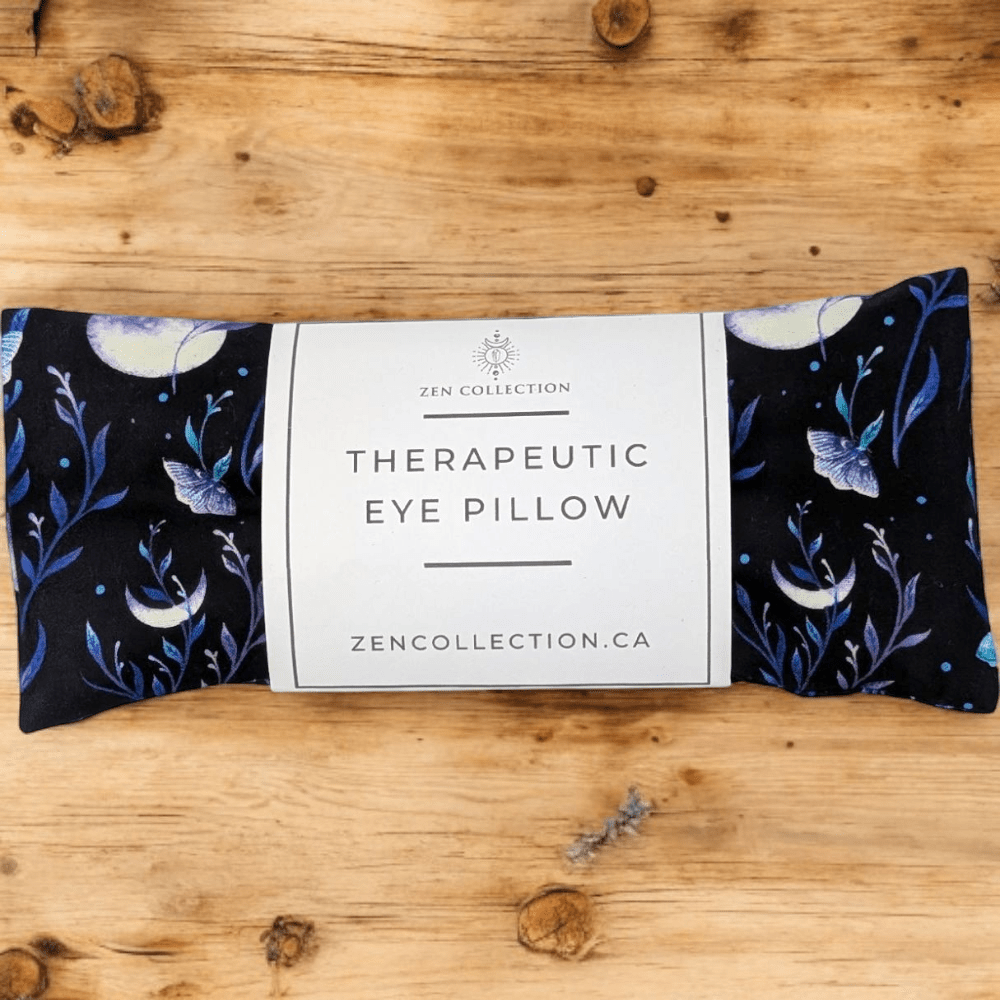 Enchanted Moon Eye Pillow with moon phase print
