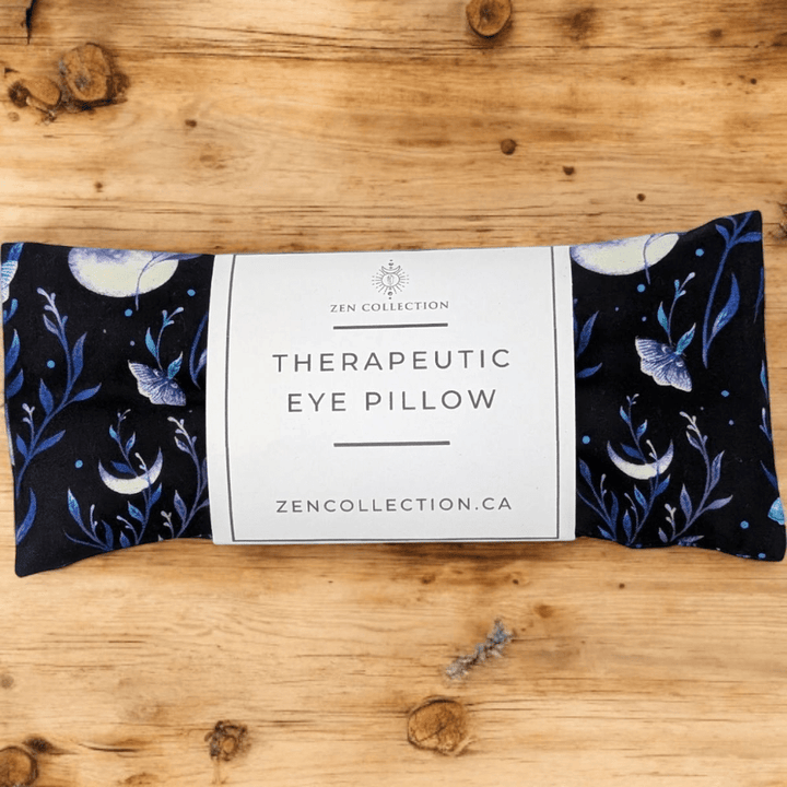Enchanted Moon Eye Pillow with moon phase print