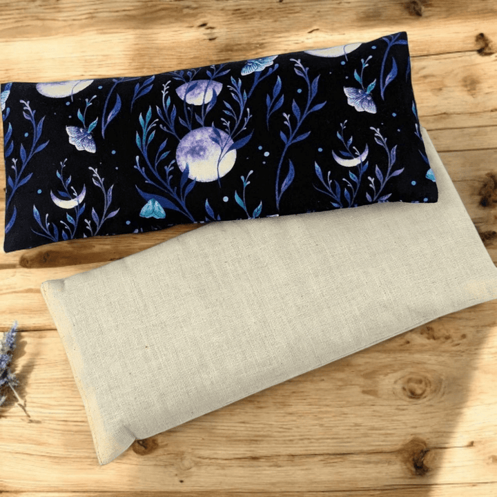Weighted eye pillow made with soft cotton fabric