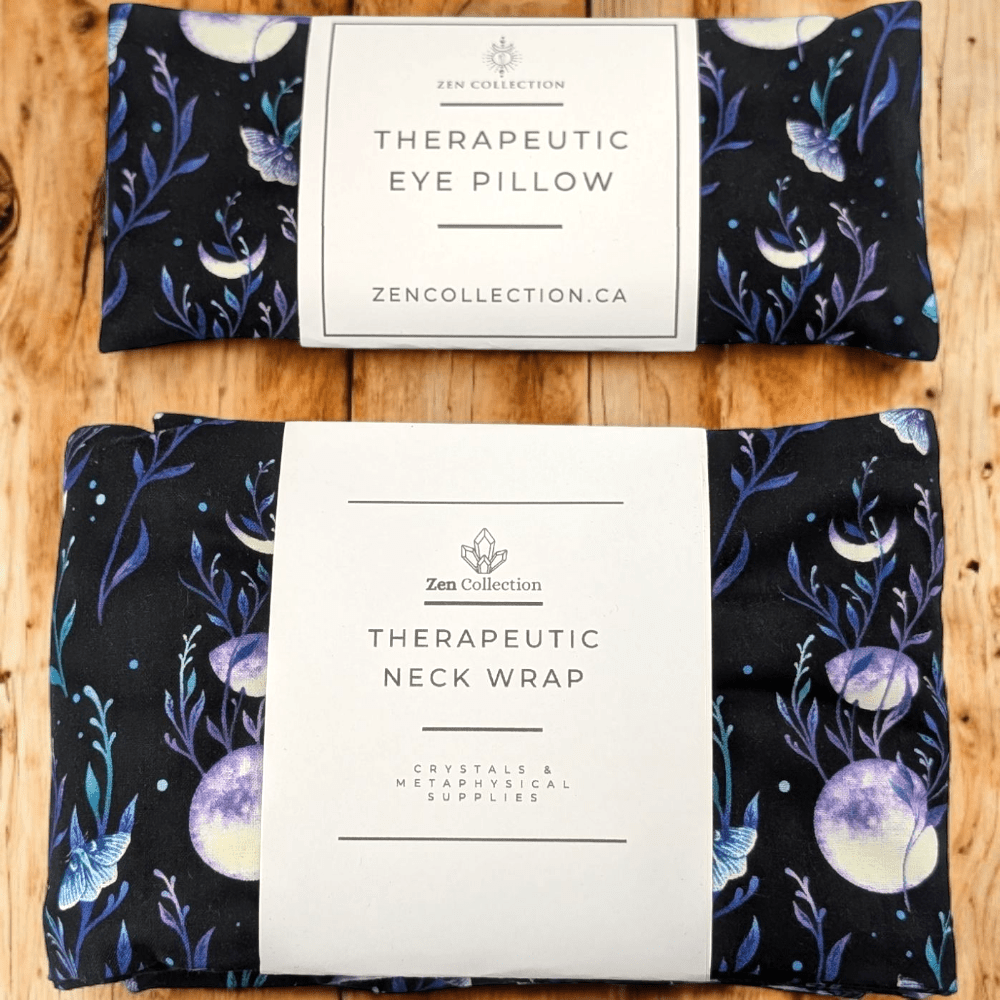 Enchanted Moon Weighted Pillow Set with neck wrap and eye pillow