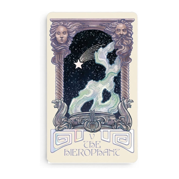 The Hierophant card from Ethereal Visions Tarot: Luna Edition