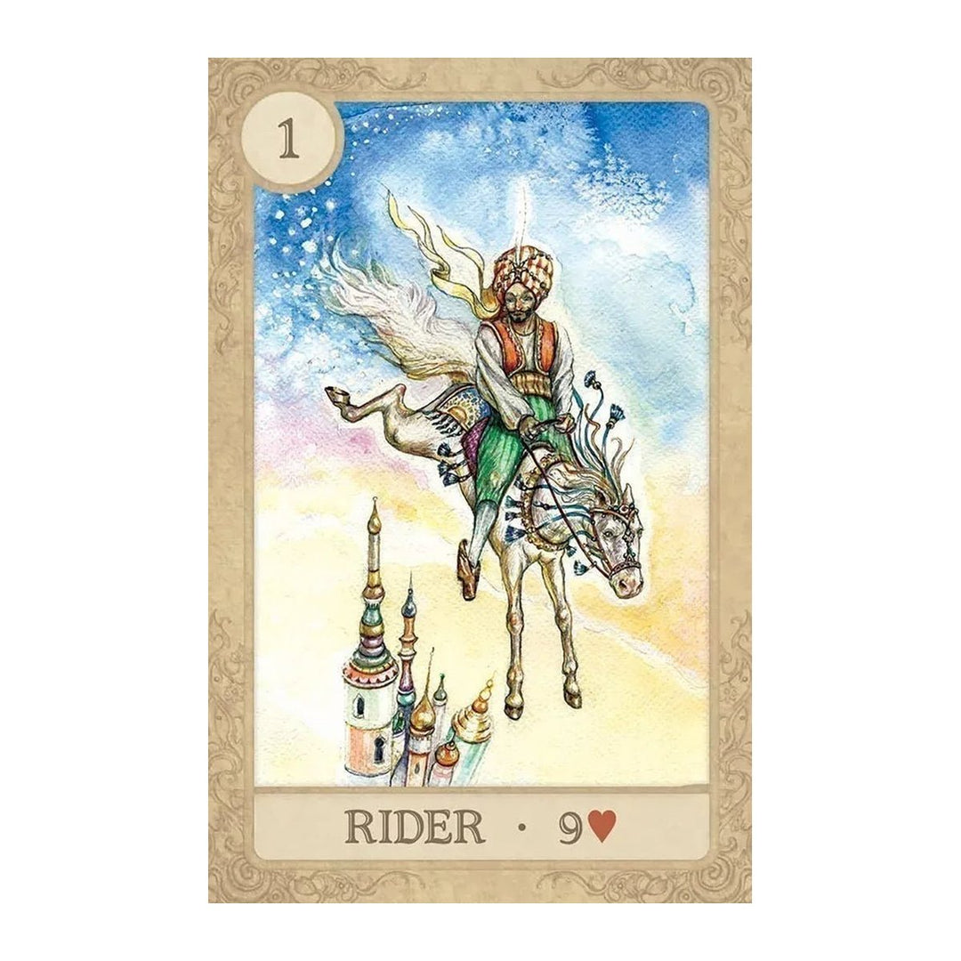 Rider card (1) from the Fairy Tale Lenormand
