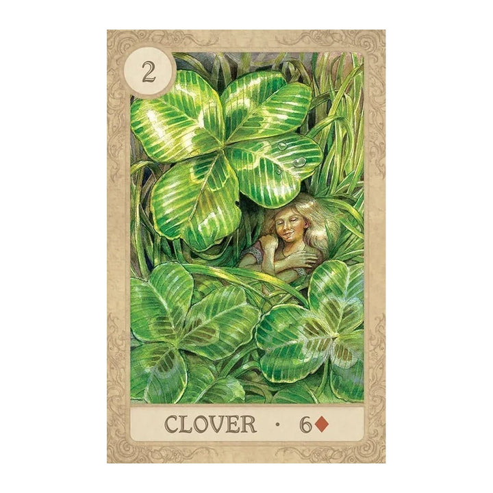 Clover card (2) from the Fairy Tale Lenormand