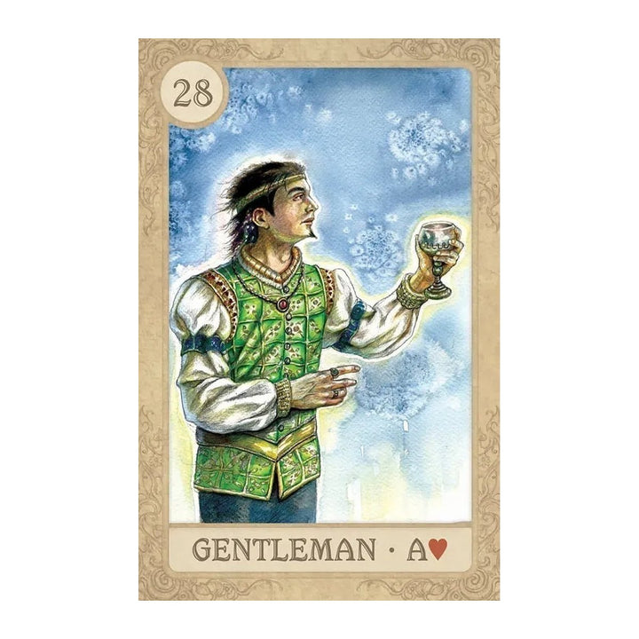Gentleman card (28) from the Fairy Tale Lenormand