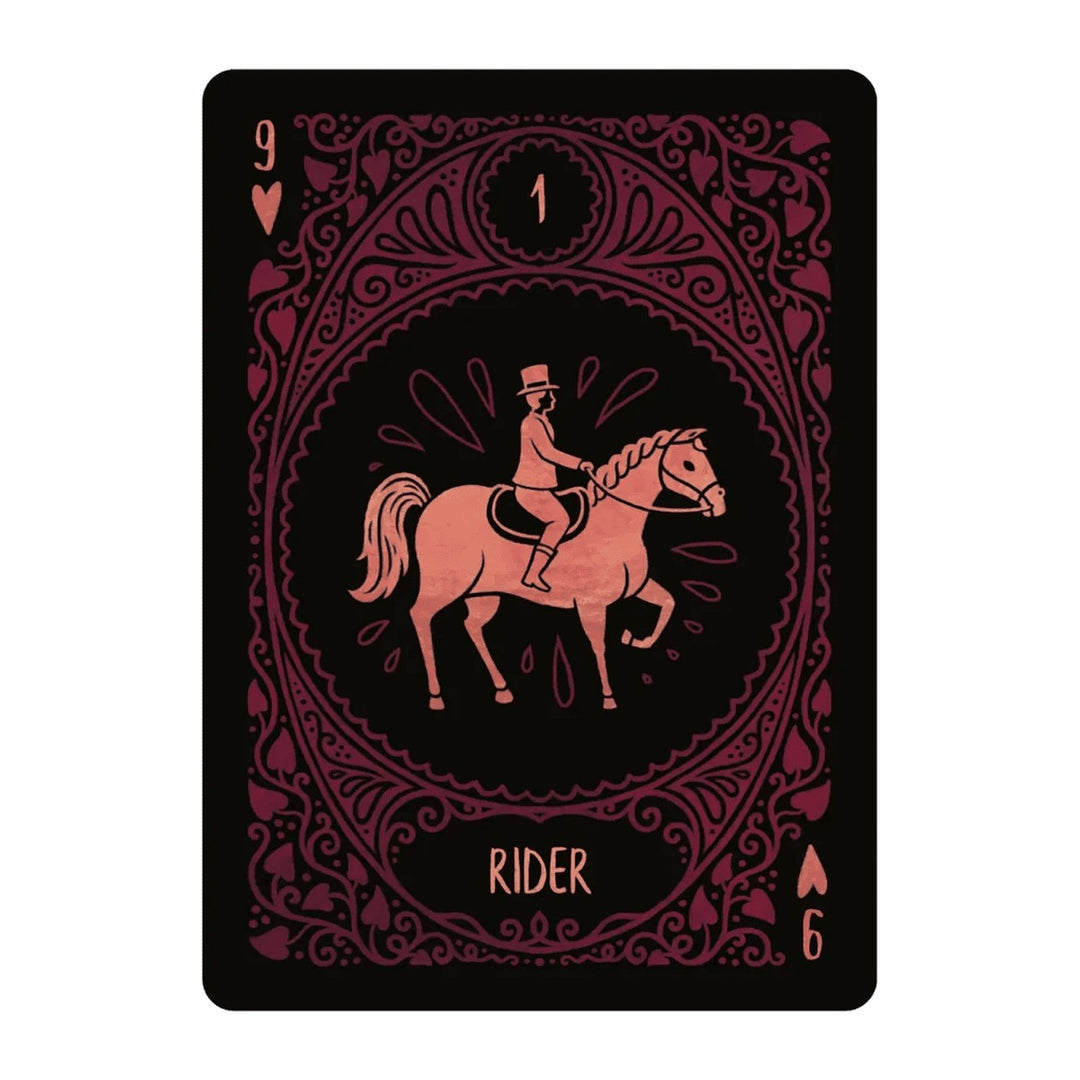 Rider card (1) from the Folk Art Lenormand