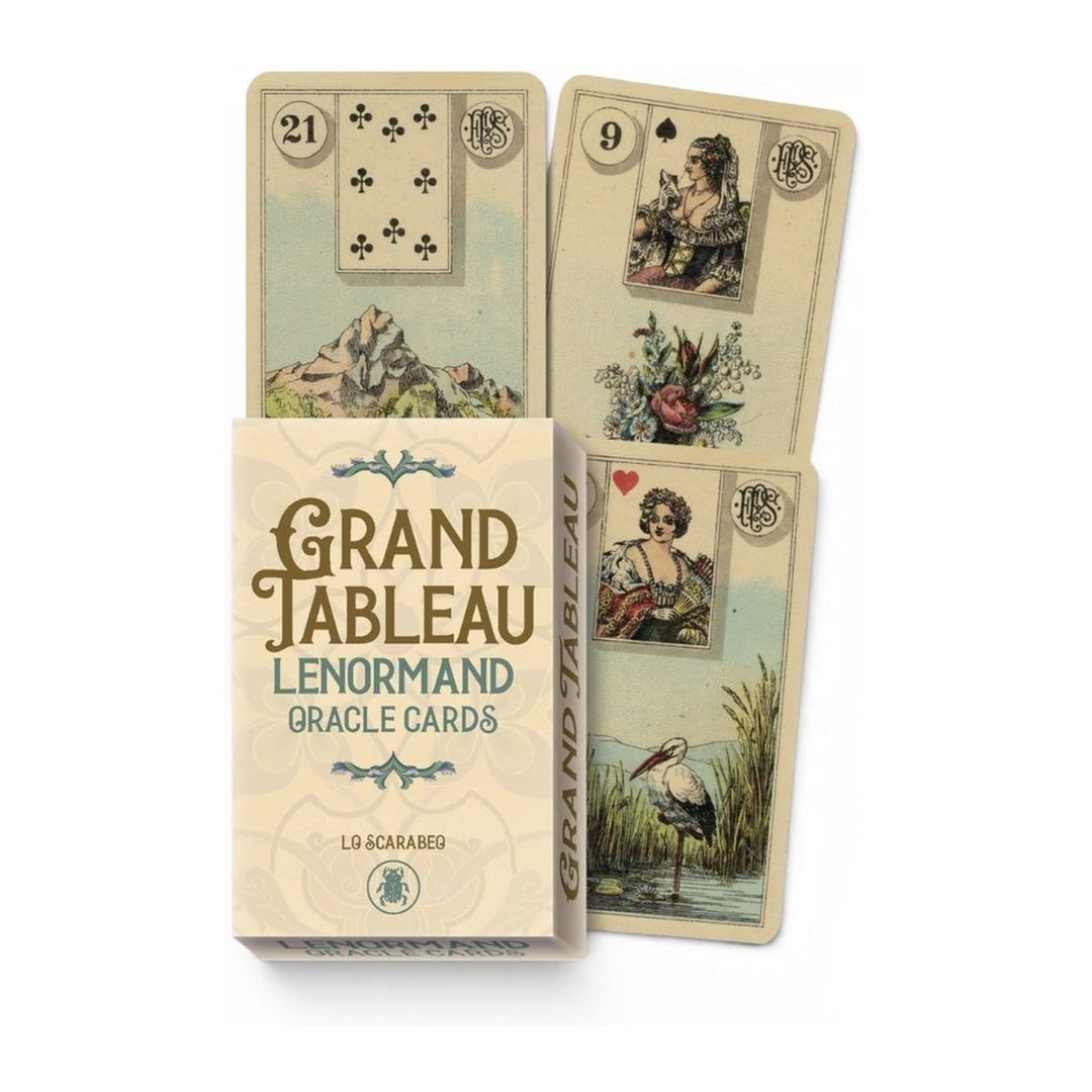 Grand Tableau Lenormand box with three cards