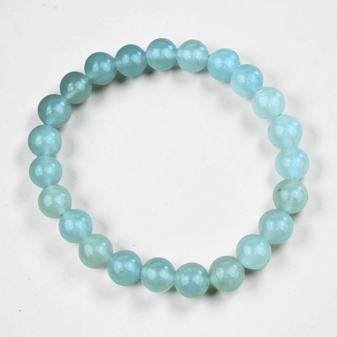 Bracelets empilables en cristal pour le chakra du cœur