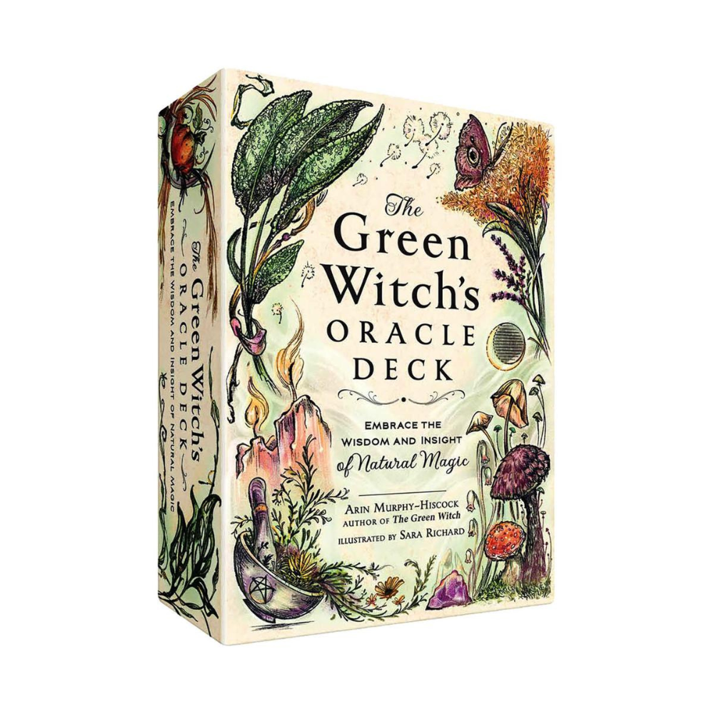 Green Witch Oracle Cards - 50-Card Deck for Natural Magic