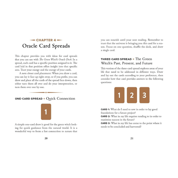 Green Witch Oracle Cards - 50-Card Deck for Natural Magic available at Zen Collection Canadian Crystal store
